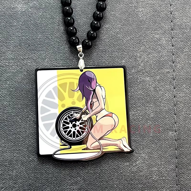 Style Creative Car Model Car Rearview Mirror Pendant Car Pendant Interior Accessories Anging Ornament Auto Styling