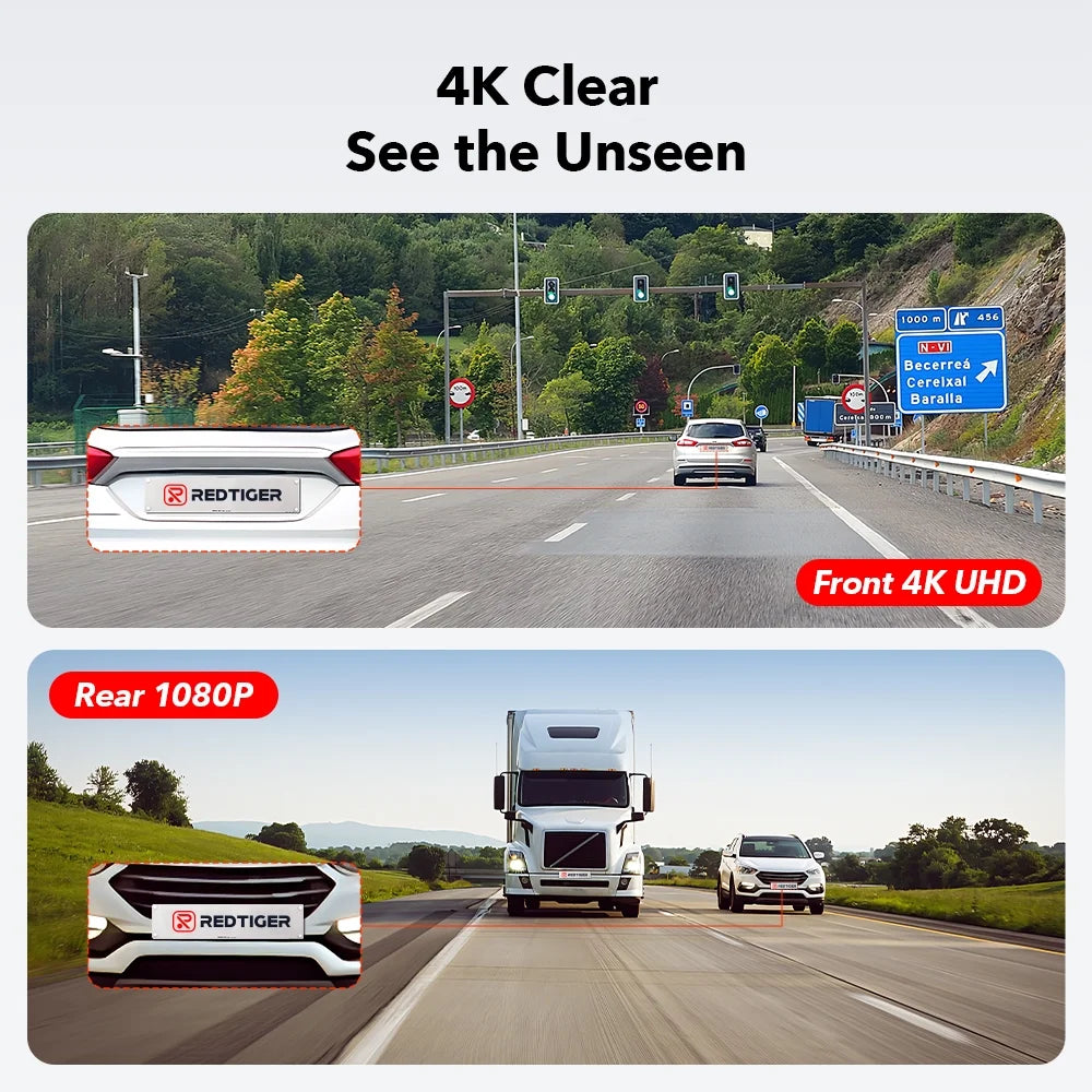 Dash Cam for Cars, 4K/2.5K Full HD Car Camera Dash Cam, 3.16” IPS Screen Dash Cam, Dashcam Built-In Wi-Fi GPS, Night Vision, Loop Recording, Vehicle, Parking Mode, Free 32GB Card