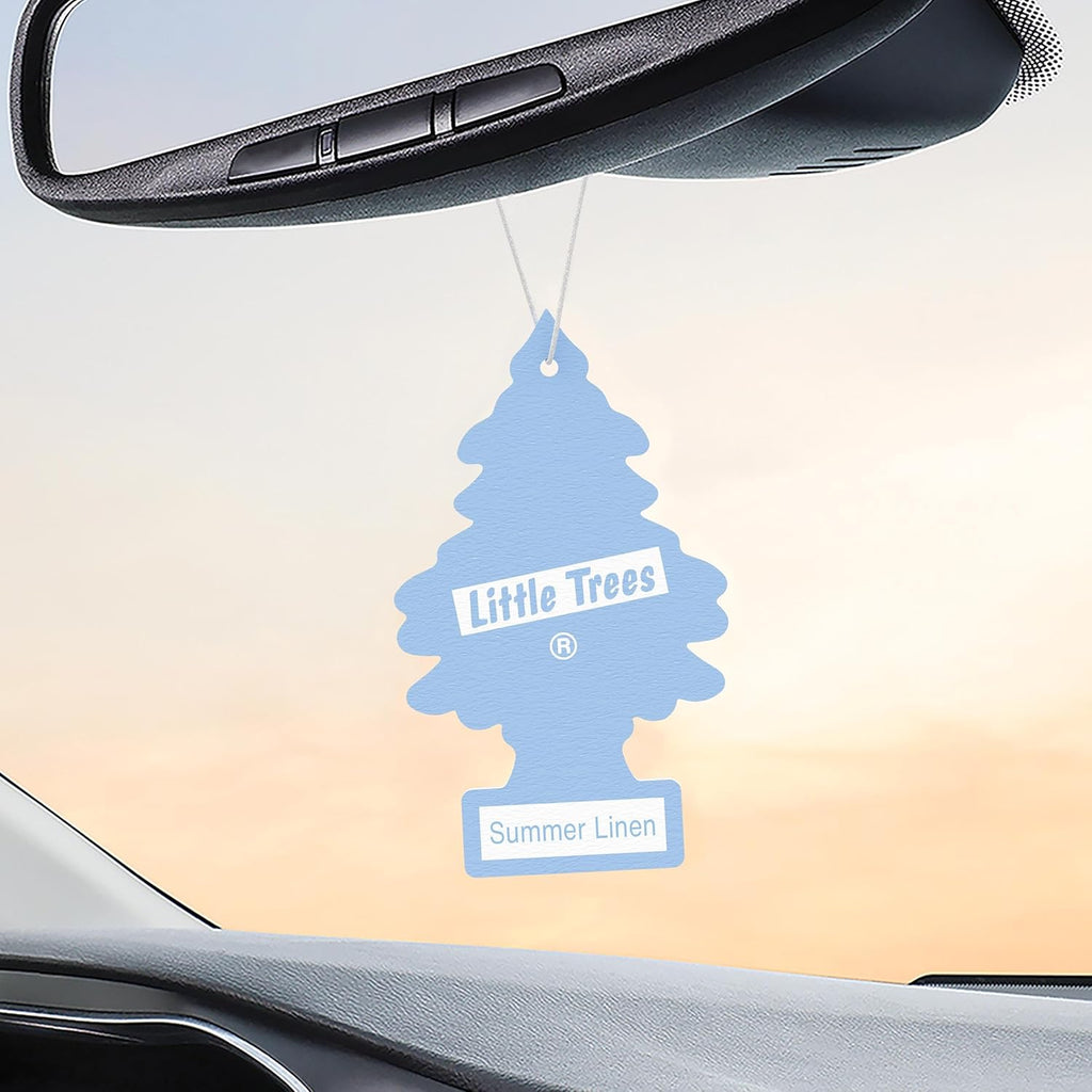 Car Air Freshener | Hanging Tree Provides Long Lasting Scent for Auto and Home | 24 Air Fresheners |Summer Linen