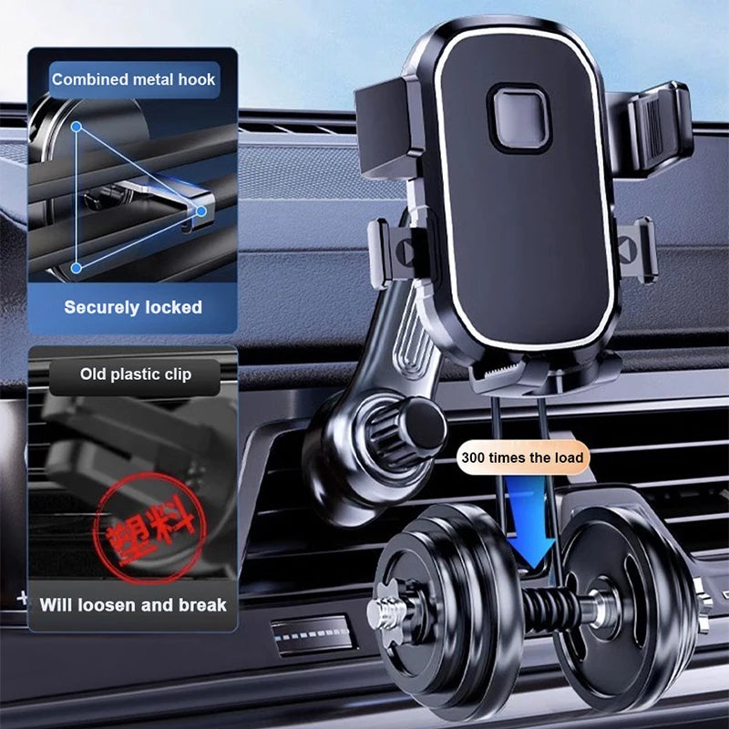 Gravity Car Phone Holder 360 Degree Rotatable Air Outlet Car Holder Cellphone Stand GPS Support Mobile Phone Accessorie