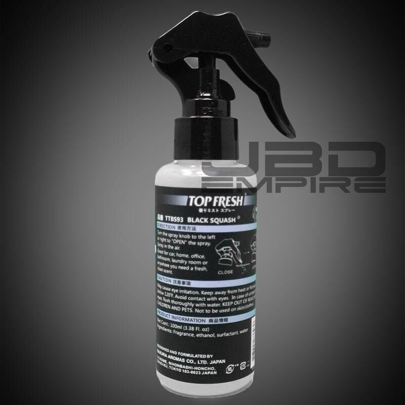 Treefrog Natural Top Fresh Air Freshener JDM - Black Squash Fragrance Mist Spray
