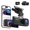 Dash Cam for Cars, 4K/2.5K Full HD Car Camera Dash Cam, 3.16” IPS Screen Dash Cam, Dashcam Built-In Wi-Fi GPS, Night Vision, Loop Recording, Vehicle, Parking Mode, Free 32GB Card