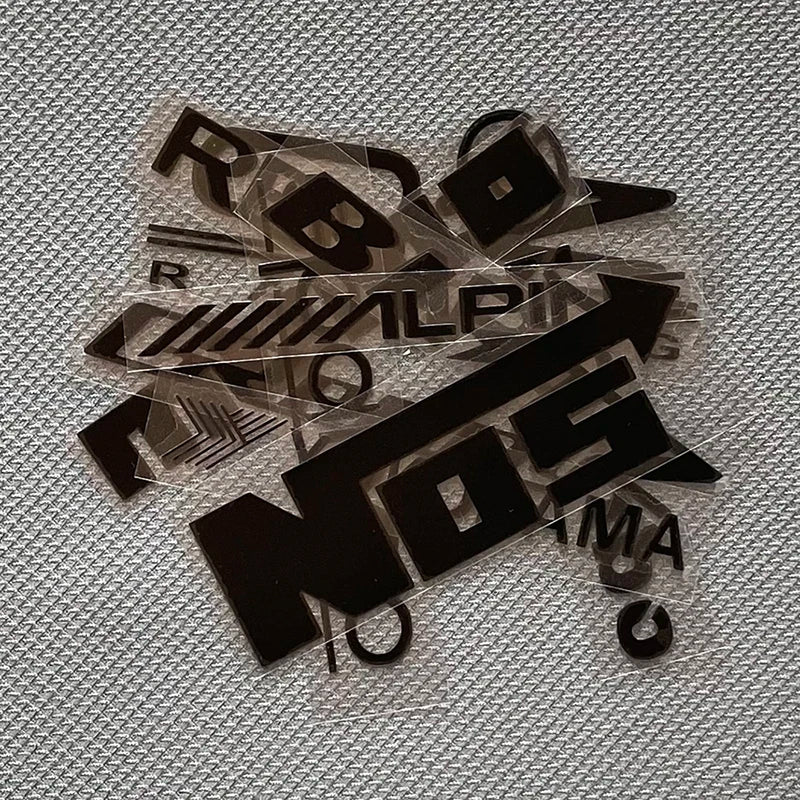 10Pcs Car Stickers Set Racing Vinyl Decals for Lowrider JDM Style