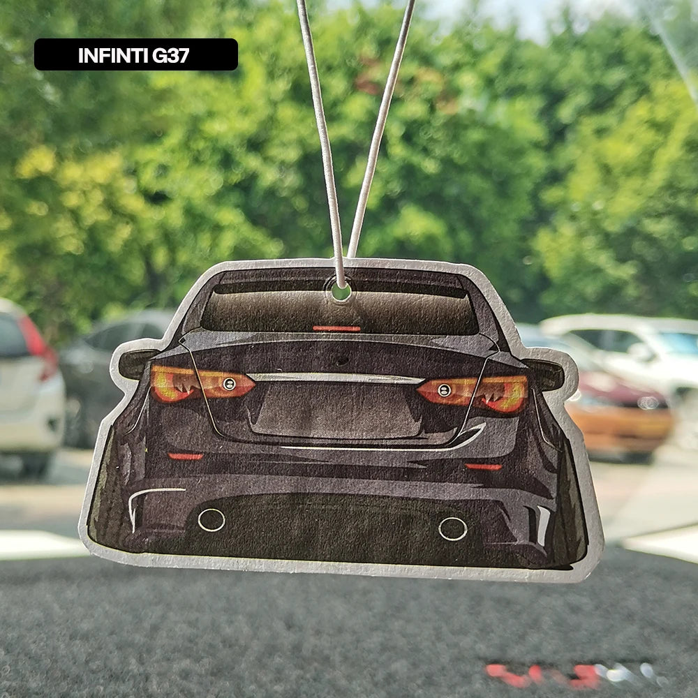 Newest Hanging Car Air Freshener JDM Racing Style Soild Paper Car Rear View Mirrow Pendent for Lexus IS 300 Infinti G37 Hyundai
