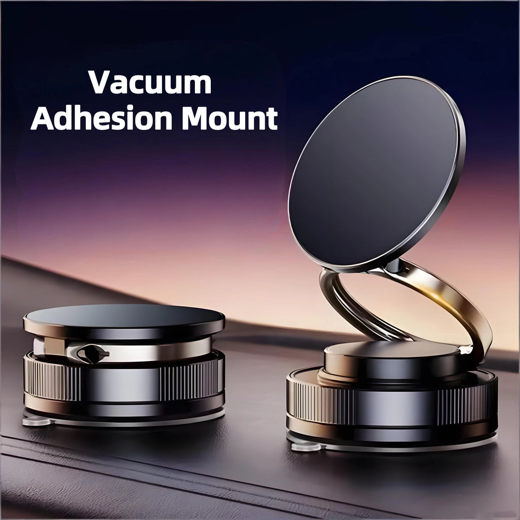Magnetic Phone Holder for Car 360° Rotatable Foldable & Adjustable Magnetic Car Mount ,Suction Cup Phone Holder for Car/Mirror