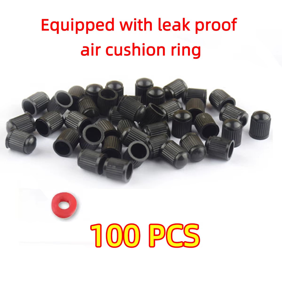 10/20/50/100Pcs Universal Cover Tire Rim Stem Cover Dustproof Decoration Motorcycle Bicycle Car Valve Cover