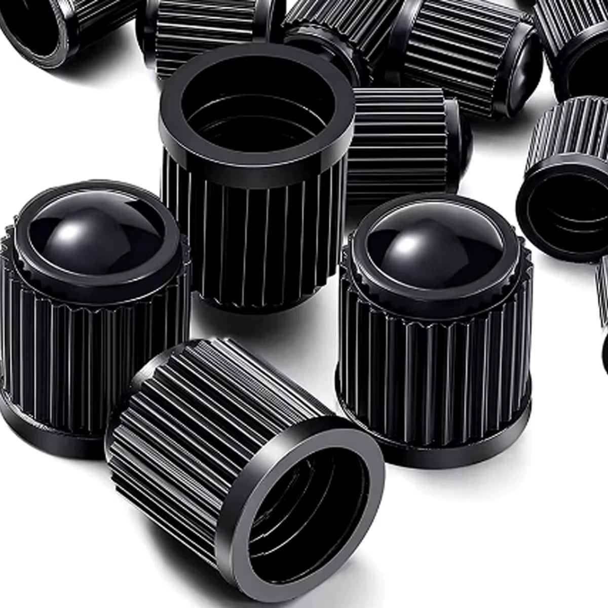 10/20/50/100Pcs Universal Cover Tire Rim Stem Cover Dustproof Decoration Motorcycle Bicycle Car Valve Cover