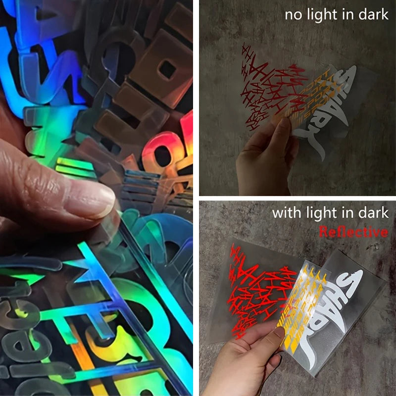 10Pcs Car Stickers Set Racing Vinyl Decals for Lowrider JDM Style