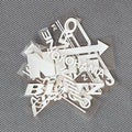 10Pcs Car Stickers Set Racing Vinyl Decals for Lowrider JDM Style