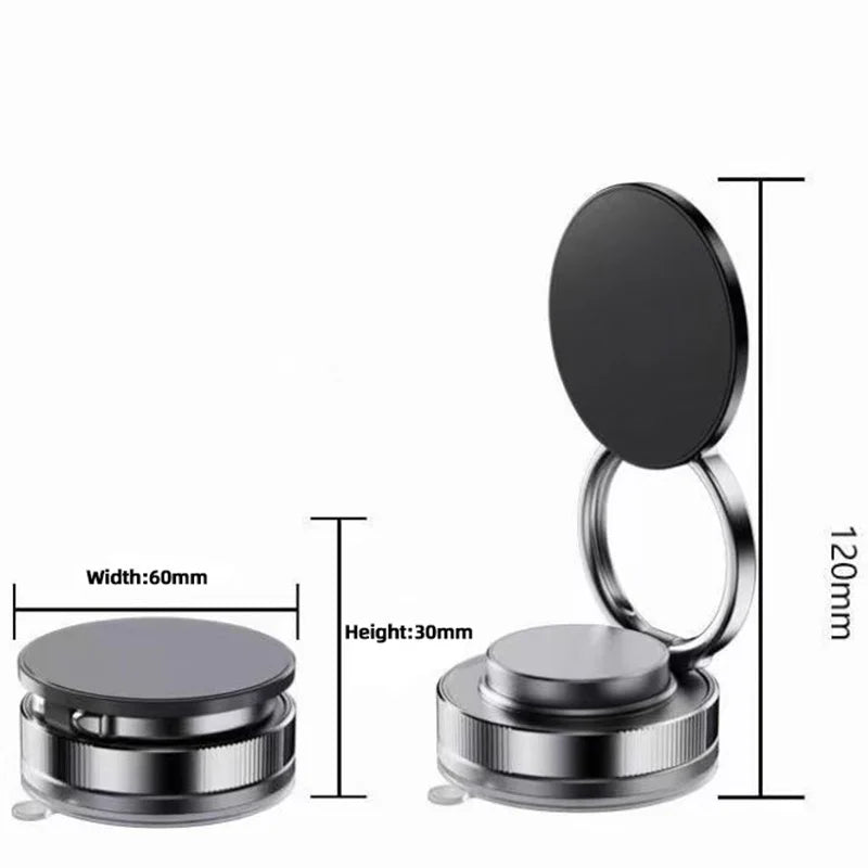 Magnetic Phone Holder for Car 360° Rotatable Foldable & Adjustable Magnetic Car Mount ,Suction Cup Phone Holder for Car/Mirror