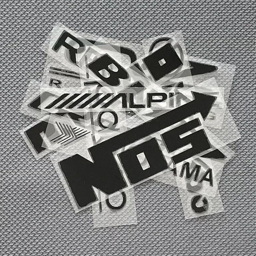 10Pcs Car Stickers Set Racing Vinyl Decals for Lowrider JDM Style